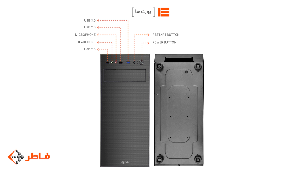 نقد و بررسی تخصصی کیس کامپیوتر Mid Tower فاطر مدل Fater F-3301